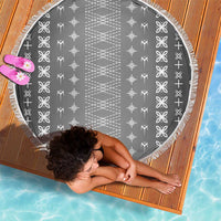 Black Samoa Malu Tattoo Inspired Beach Blanket - Polynesian Pride