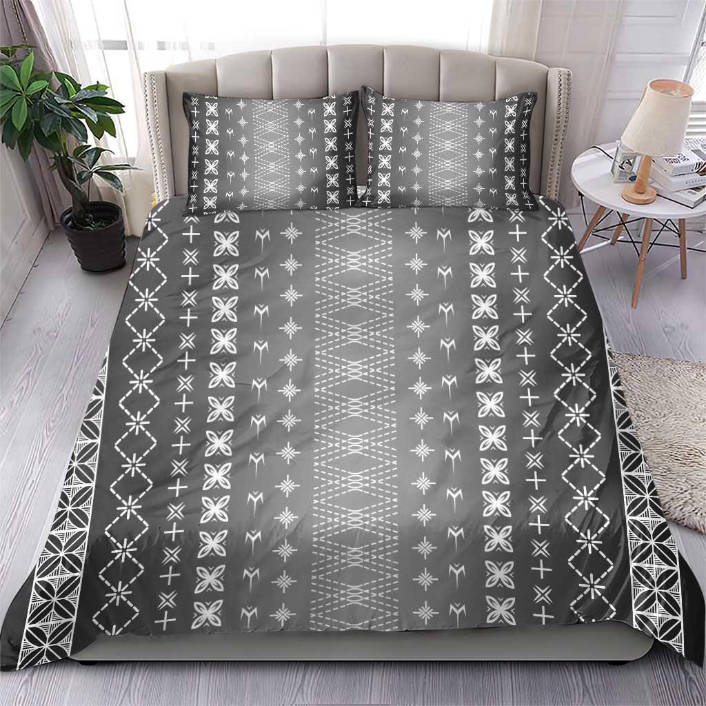 Black Samoa Malu Tattoo Inspired Bedding Set - Polynesian Pride