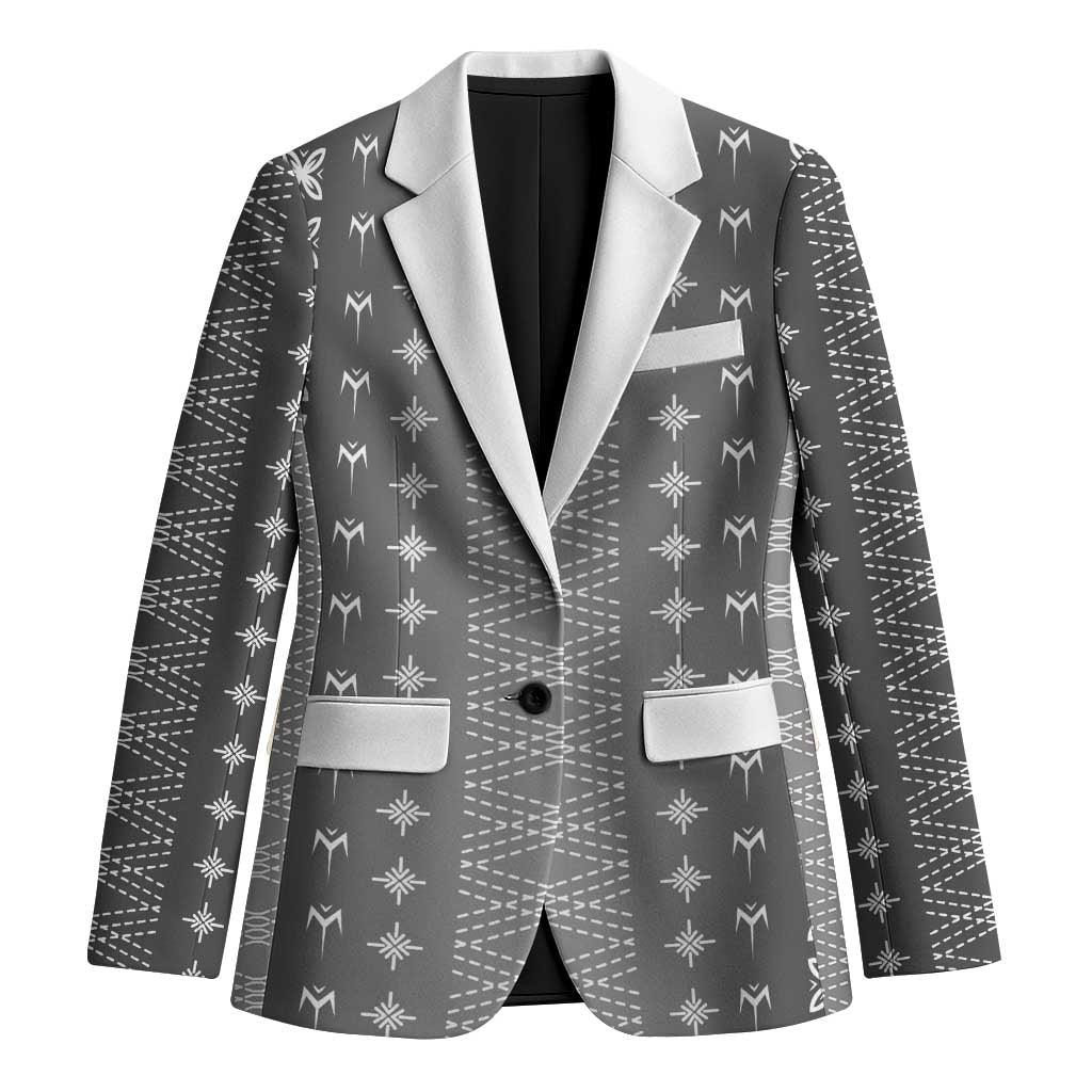 Black Samoa Malu Tattoo Inspired Blazer - Polynesian Pride