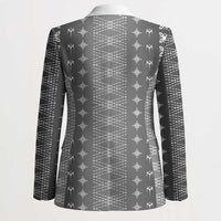 Black Samoa Malu Tattoo Inspired Blazer - Polynesian Pride