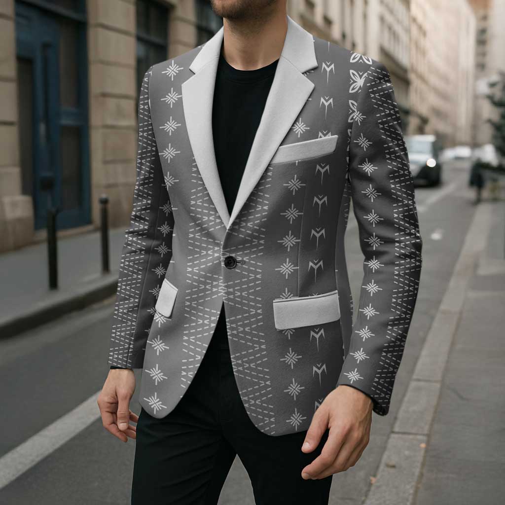 Black Samoa Malu Tattoo Inspired Blazer - Polynesian Pride