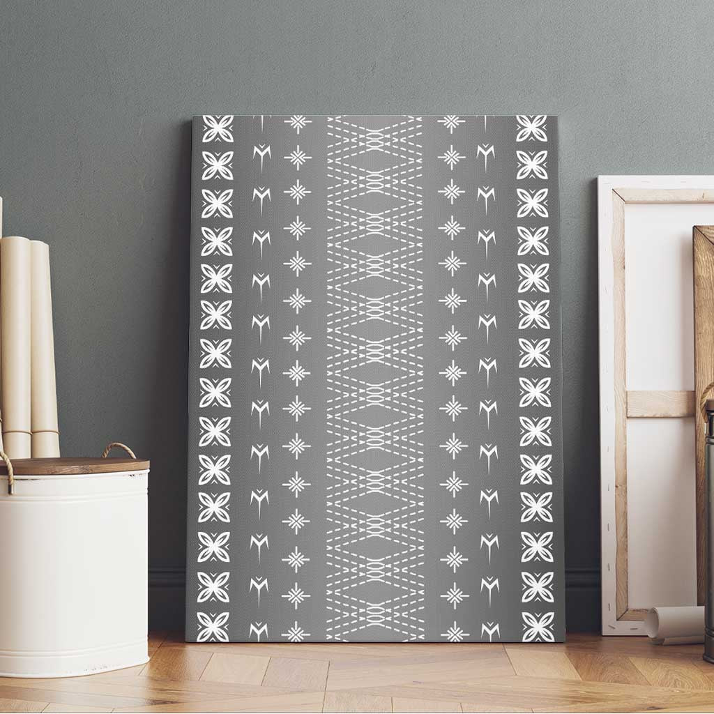 Black Samoa Malu Tattoo Inspired Canvas Wall Art LT05 - Polynesian Pride