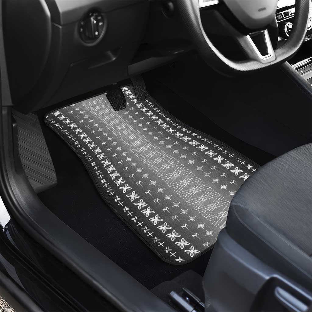 Black Samoa Malu Tattoo Inspired Car Mats LT05 - Polynesian Pride