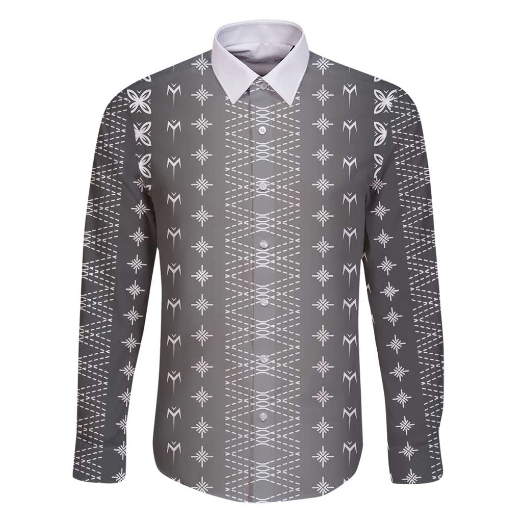 Black Samoa Malu Tattoo Inspired Family Matching Off Shoulder Maxi Dress and Hawaiian Shirt - Polynesian Pride