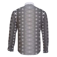 Black Samoa Malu Tattoo Inspired Family Matching Off Shoulder Short Dress and Hawaiian Shirt - Polynesian Pride