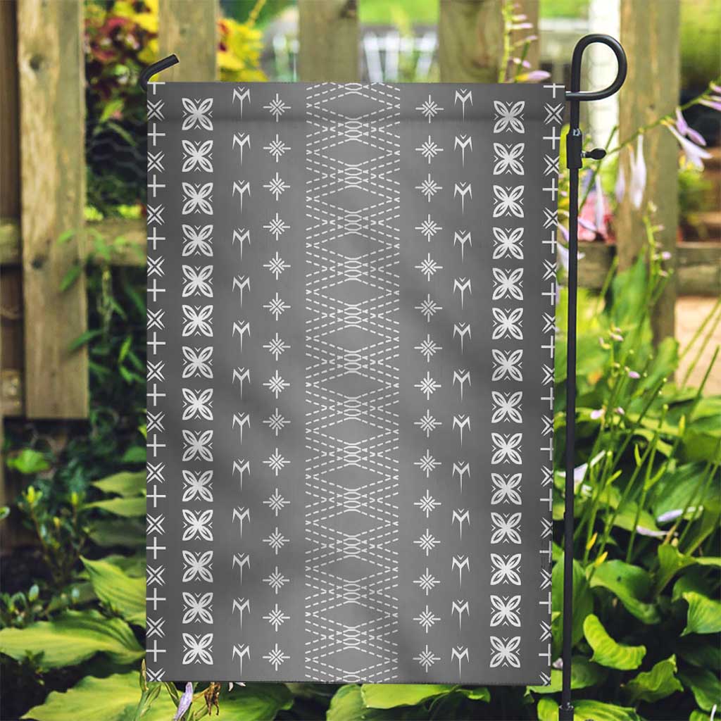 Black Samoa Malu Tattoo Inspired Garden Flag - Polynesian Pride