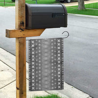 Black Samoa Malu Tattoo Inspired Garden Flag - Polynesian Pride