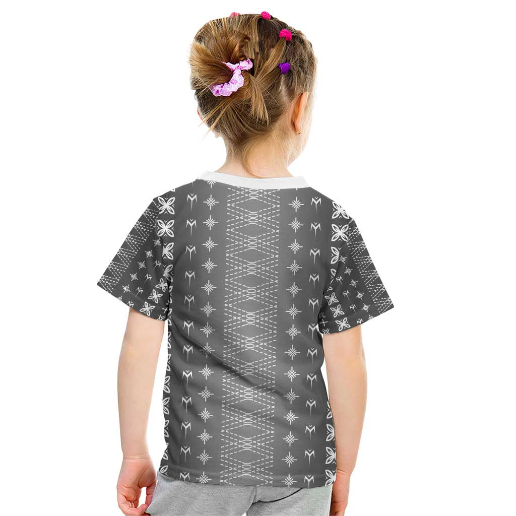Black Samoa Malu Tattoo Inspired Kid T Shirt - Polynesian Pride