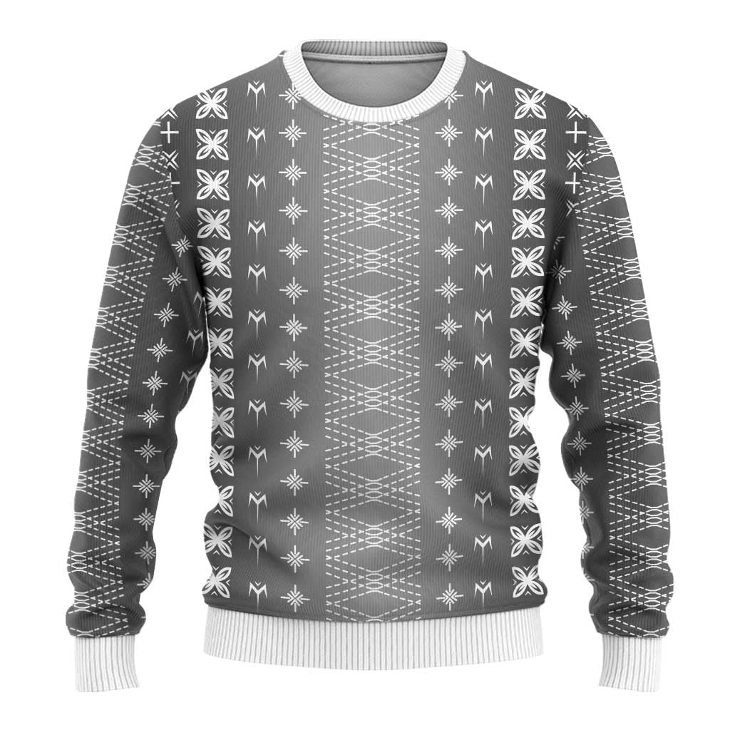 Black Samoa Malu Tattoo Inspired Ugly Christmas Sweater LT05 - Polynesian Pride