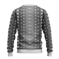 Black Samoa Malu Tattoo Inspired Ugly Christmas Sweater LT05 - Polynesian Pride