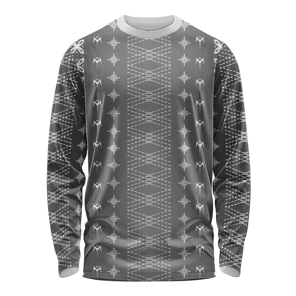 Black Samoa Malu Tattoo Inspired Long Sleeve Shirt - Polynesian Pride