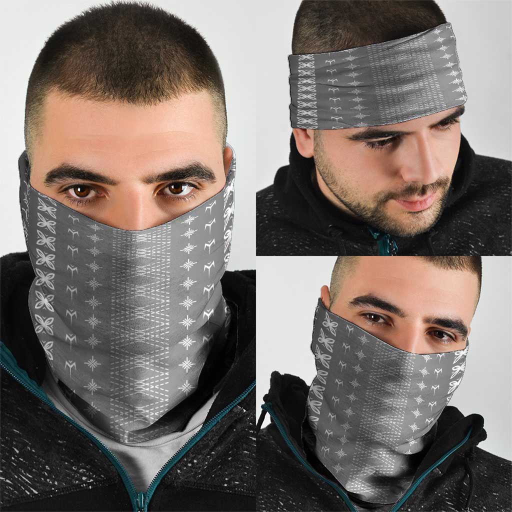 Black Samoa Malu Tattoo Inspired Neck Gaiter LT05 - Polynesian Pride