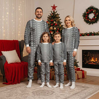 Black Samoa Malu Tattoo Inspired Christmas Pajama Set LT05 - Polynesian Pride