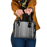 Black Samoa Malu Tattoo Inspired Shoulder Handbag LT05 One Size Black - Polynesian Pride