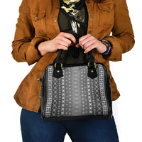 Black Samoa Malu Tattoo Inspired Shoulder Handbag LT05 - Polynesian Pride