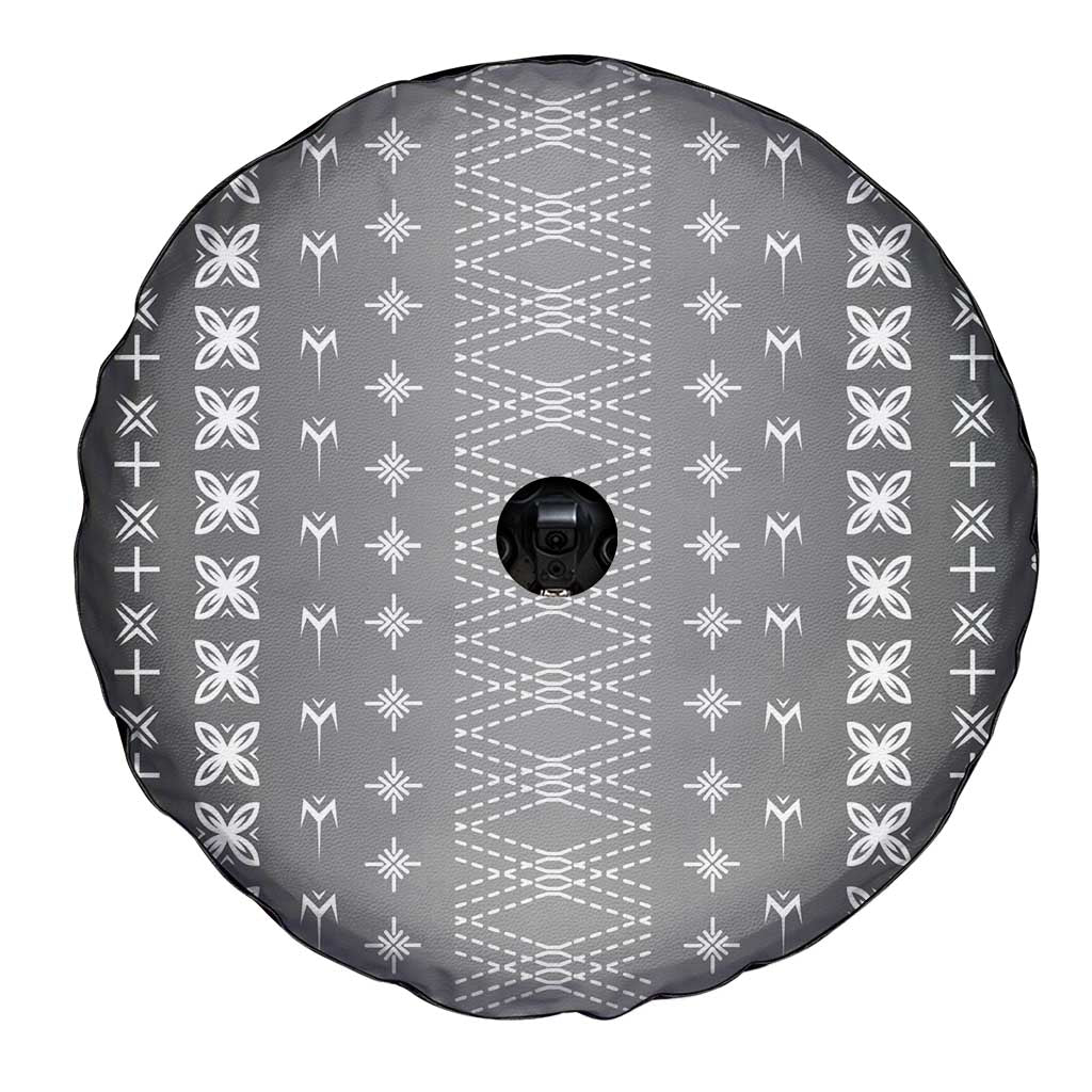 Black Samoa Malu Tattoo Inspired Spare Tire Cover - Polynesian Pride