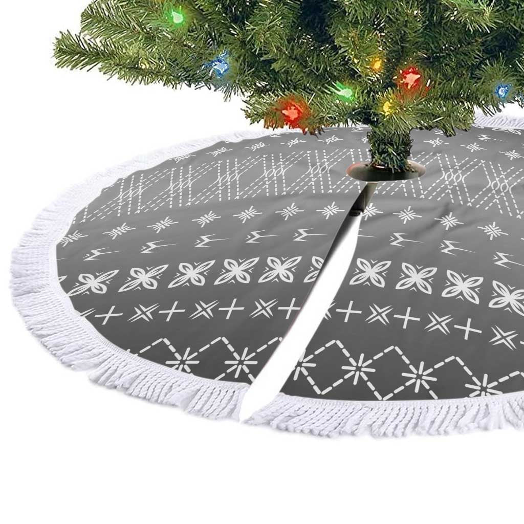 Black Samoa Malu Tattoo Inspired Tree Skirt LT05 - Polynesian Pride