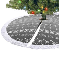 Black Samoa Malu Tattoo Inspired Tree Skirt LT05 - Polynesian Pride