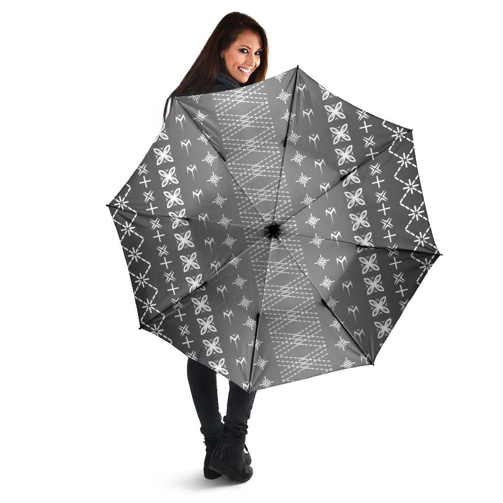 Black Samoa Malu Tattoo Inspired Umbrella LT05 - Polynesian Pride