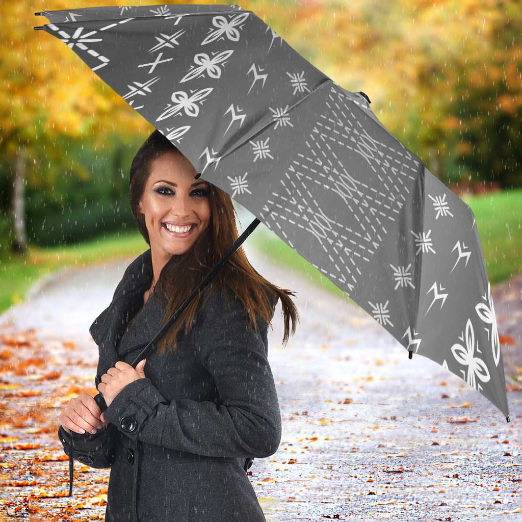 Black Samoa Malu Tattoo Inspired Umbrella LT05 - Polynesian Pride