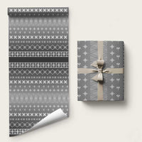 Black Samoa Malu Tattoo Inspired Wrapping Paper LT05 58" × 23" Black - Polynesian Pride