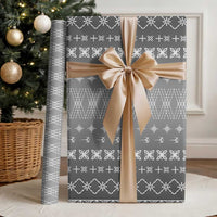 Black Samoa Malu Tattoo Inspired Wrapping Paper LT05 - Polynesian Pride