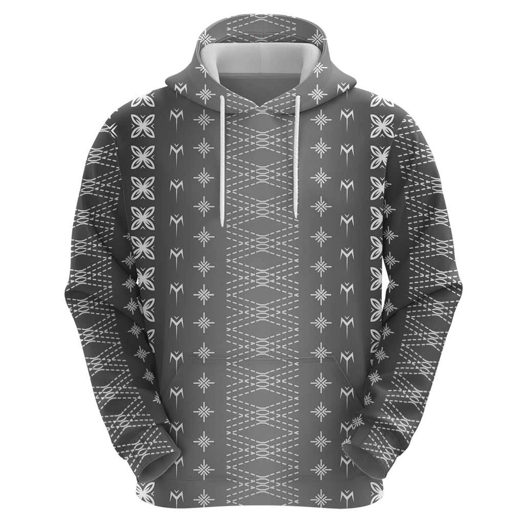 Black Samoa Malu Tattoo Inspired Zip Hoodie LT05 - Polynesian Pride