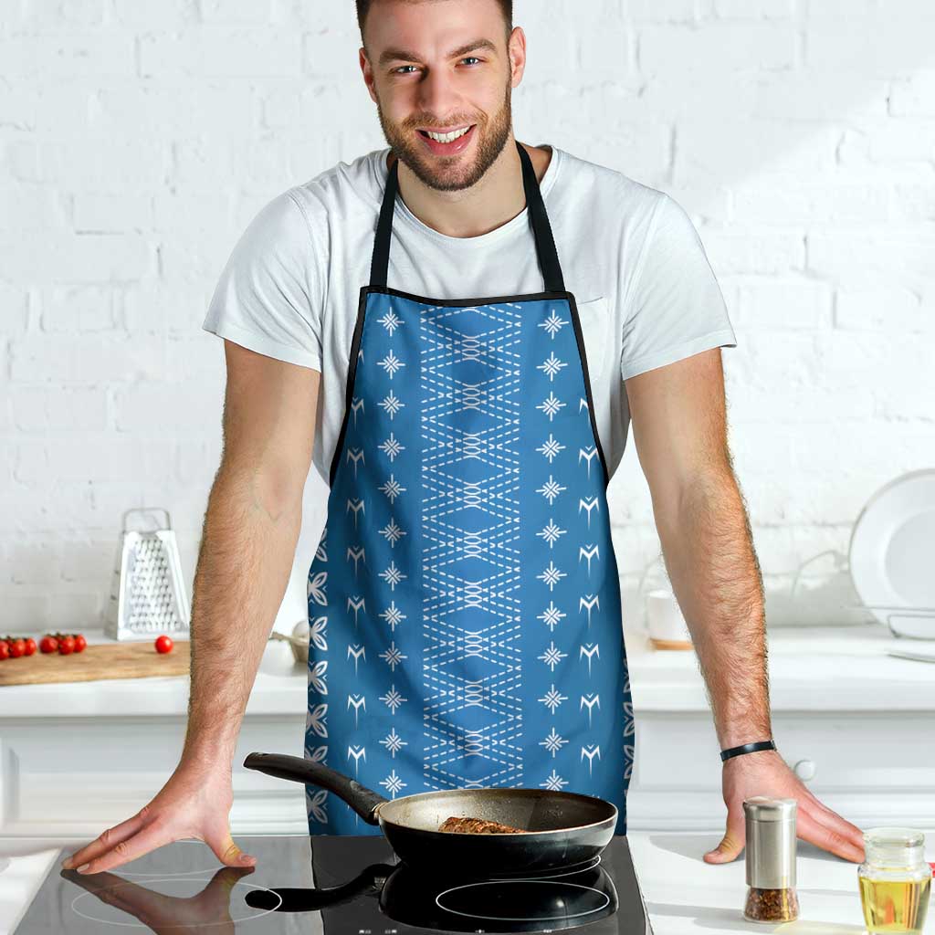 Blue Samoa Malu Tattoo Inspired Apron - Polynesian Pride