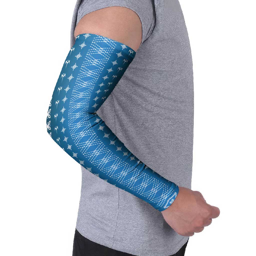 Blue Samoa Malu Tattoo Inspired Arm Sleeves LT05 - Polynesian Pride
