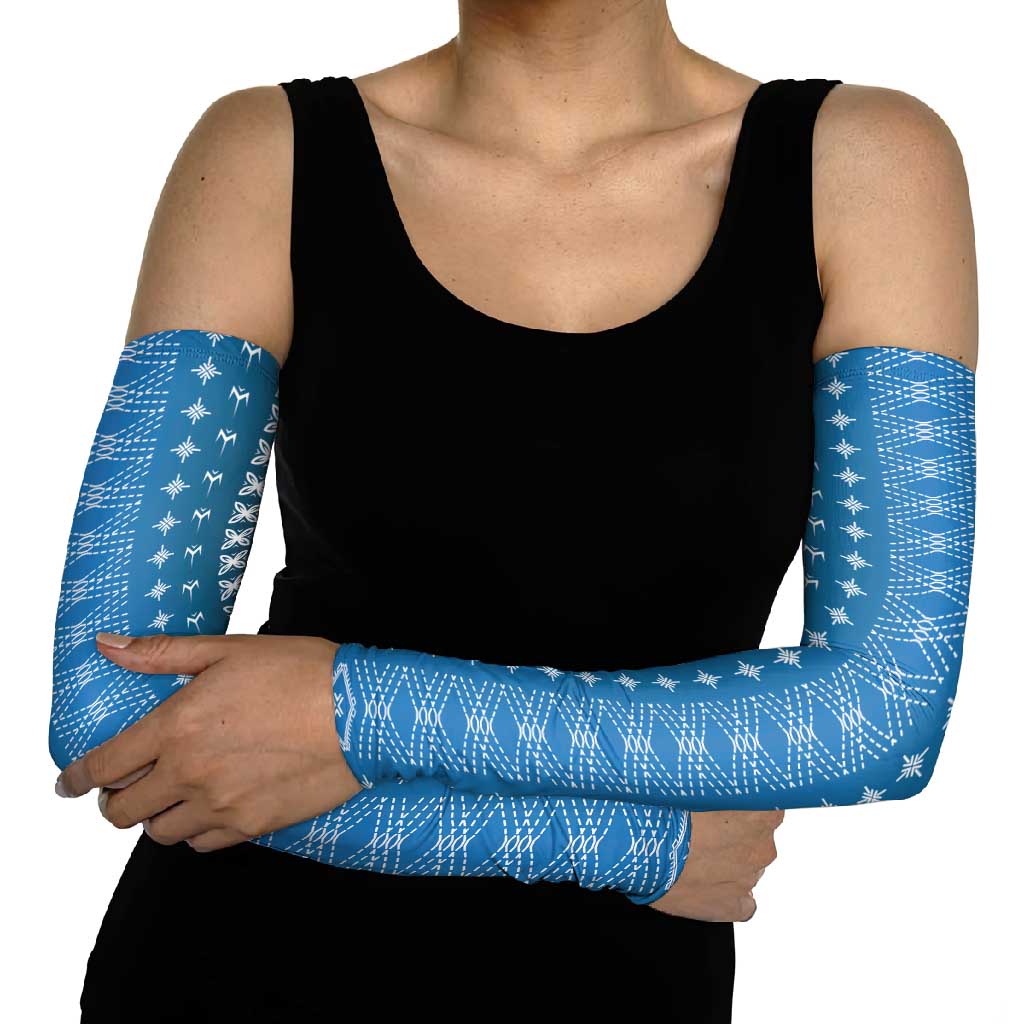 Blue Samoa Malu Tattoo Inspired Arm Sleeves LT05 - Polynesian Pride
