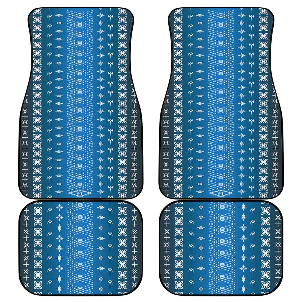 Blue Samoa Malu Tattoo Inspired Car Mats LT05 - Polynesian Pride