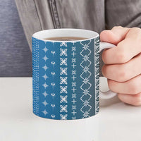 Blue Samoa Malu Tattoo Inspired Ceramic Mug LT05 - Polynesian Pride