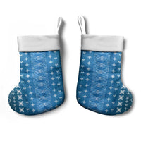 Blue Samoa Malu Tattoo Inspired Christmas Stocking LT05 - Polynesian Pride