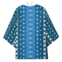 Blue Samoa Malu Tattoo Inspired Kimono LT05 - Polynesian Pride