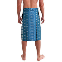 Blue Samoa Malu Tattoo Inspired Lavalava LT05 - Polynesian Pride
