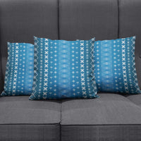 Blue Samoa Malu Tattoo Inspired Pillow Cover - Polynesian Pride