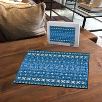 Blue Samoa Malu Tattoo Inspired Puzzle LT05 - Polynesian Pride
