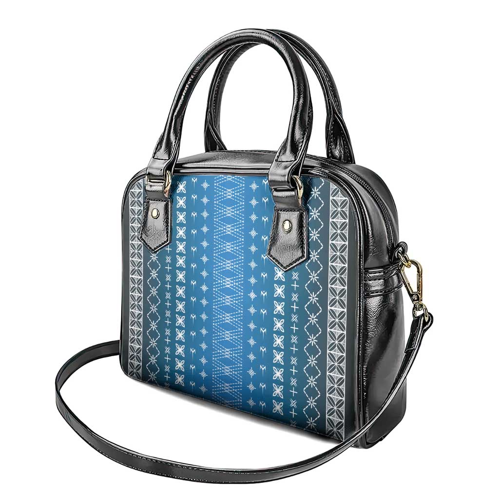 Blue Samoa Malu Tattoo Inspired Shoulder Handbag LT05 - Polynesian Pride