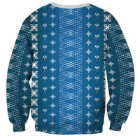 Blue Samoa Malu Tattoo Inspired Sweatshirt LT05 - Polynesian Pride
