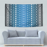 Blue Samoa Malu Tattoo Inspired Tapestry - Polynesian Pride