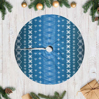Blue Samoa Malu Tattoo Inspired Tree Skirt LT05 Casual Blue - Polynesian Pride