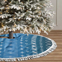 Blue Samoa Malu Tattoo Inspired Tree Skirt LT05 - Polynesian Pride