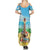 Hawaiian Ukulele Family Matching Summer Maxi Dress and Hawaiian Shirt Sound Of Happiness