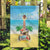 Hawaiian Ukulele Garden Flag Sound Of Happiness