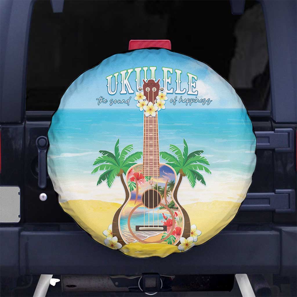 Hawaiian Ukulele Spare Tire Cover Sound Of Happiness