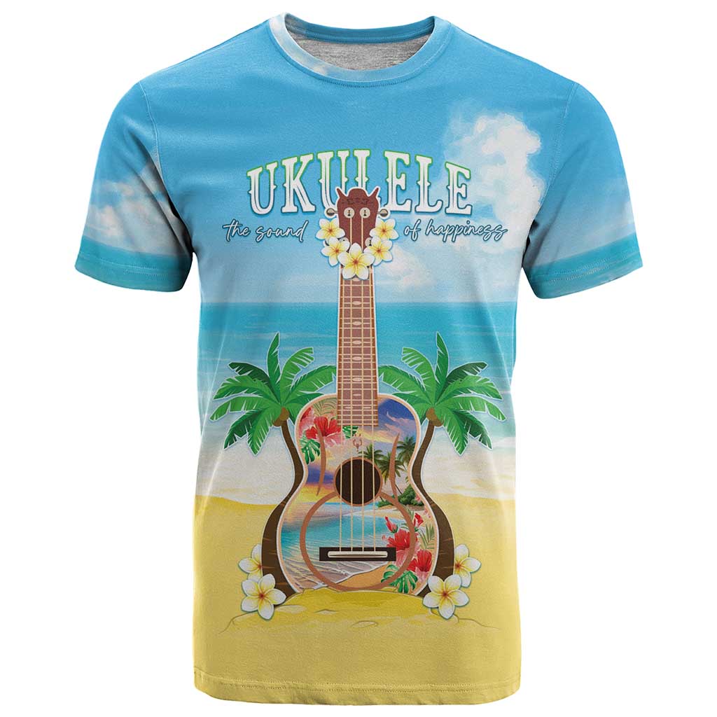 Hawaiian Ukulele T Shirt Sound Of Happiness