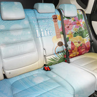 National Ukulele Day Back Car Seat Cover Tropical Vibe