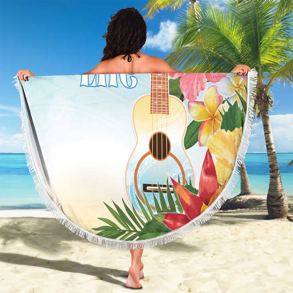 National Ukulele Day Beach Blanket Tropical Vibe LT05 - Polynesian Pride