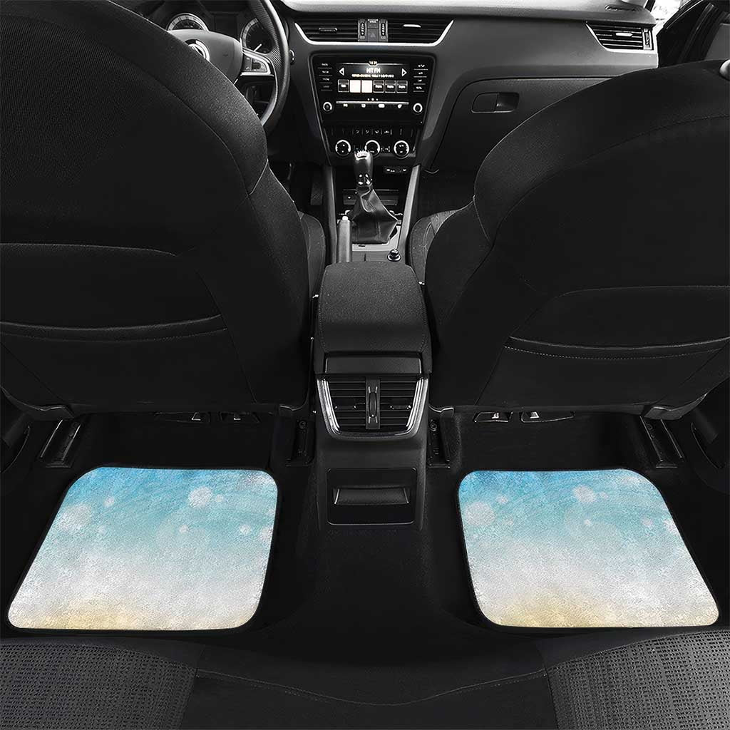 National Ukulele Day Car Mats Tropical Vibe LT05 Set 2pcs - Back Colorful - Polynesian Pride