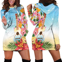 National Ukulele Day Hoodie Dress Tropical Vibe LT05 - Polynesian Pride